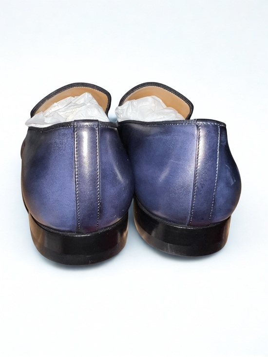 Christian Louboutin | BRAND NEW | 41.5 | Navy Leather Slip-On Loafers main image 6